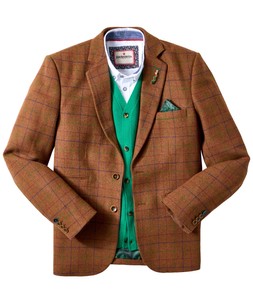 JA776A Charming Check Blazer Brown £120