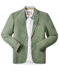 JA783A Charming Herringbone Blazer Green £110