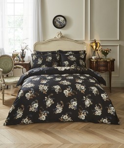 Midnight Bloom Cotton Sateen Reversible Duvet Set £50.00 - £80.00 ZB223A 8