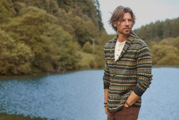 MK377A Fabulous Fairisle Cardigan Green £60