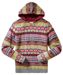 MK382A Fabulous Fairisle Hooded Knit £60