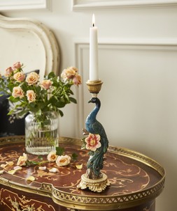 Pretty Peacock Candle Holder £28