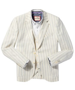 Sensational Stripe Linen Blend Blazer £110