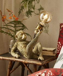 Serene Bohemian Cheeky Monkey Table Lamp £85 ZL132A 1