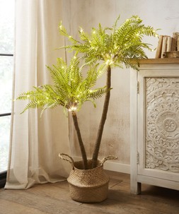 Serene Bohemian Fabulous Faux Fern LED Tree £125 ZL129A 1