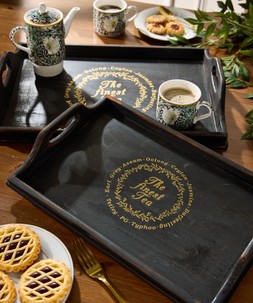 The Finest Tea Tray Set Of 2 £48 ZK406A 1