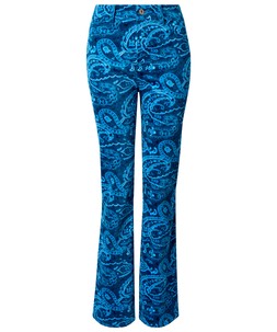 WB680A Lottie Printed Moleskin Trousers Ruby £55