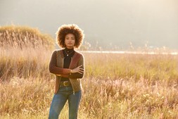 WK831A Roxie Ribbed Zip Up Cardigan Orange £50 WB682A Remarkable Embroidered Flared Jeans Blue £60073