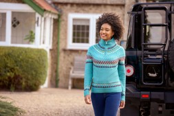 WK881A Cosy Cabin Half Zip Jumper £50
