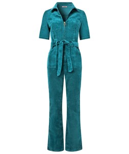WM001B Pixie Cord Jumpsuit Teal £65