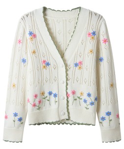WN006A Joe Browns Spring Florals Embroidered Cardigan £50