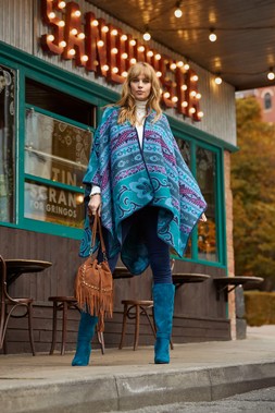 WU026D HB553A Dakota Desert Warm Wrap Teal £40 045