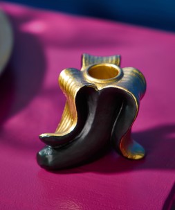 Golden Banana Peel Candle Holder £10