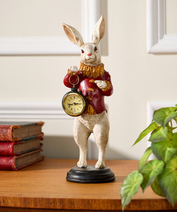 White Rabbit Standing Clock Figure £35