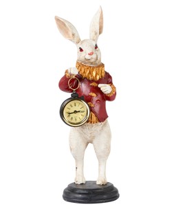 White Rabbit Standing Clock Figure £35