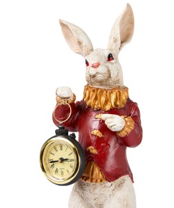 White Rabbit Standing Clock Figure £35