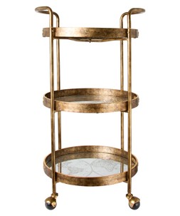 Wanderlust Mirrored Drinks Trolley £175