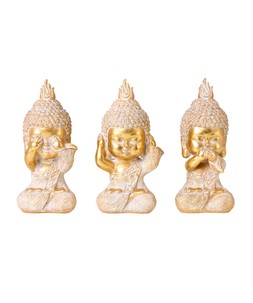 Three Wise Buddha Figures £45