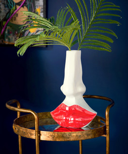 Sculptural Nose And Lips Vase £55