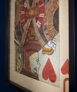 Jack Of Hearts Collage Framed Wall Art £165