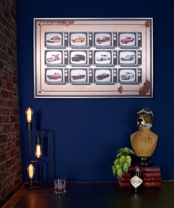 Cars Of The Screen Metal Art £195