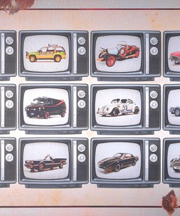 Cars Of The Screen Metal Art £195