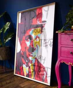 Charlie Chaplin Kinetic Framed Wall Art £195