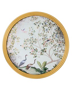 Botanical Birds Rustic Printed Mirror £95