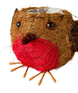 ZA802A 3 Ruby Robin Planter £8