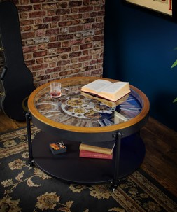 Magnificent Moving Gears Clock Coffee Table £360