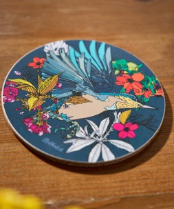 Cherry Blossom Birds Pack Of 4 Coasters £19