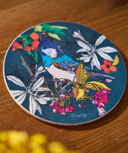 Cherry Blossom Birds Pack Of 4 Coasters £19