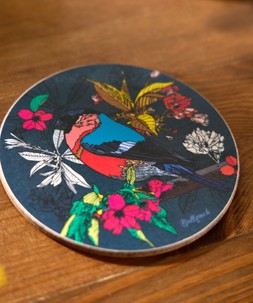 Cherry Blossom Birds Pack Of 4 Coasters £19