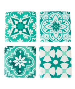 Moroccan Tile Pack Of 4 Coasters £15