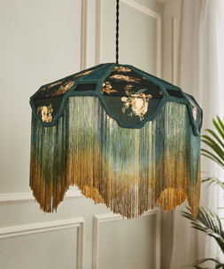 Forest Oasis Tassel Lamp Pendant Shade £75