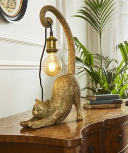 Stretching Cat Table Lamp £115