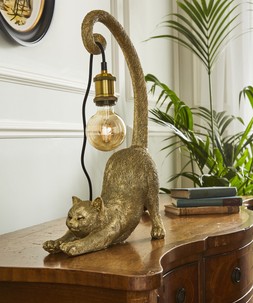 Stretching Cat Table Lamp £115