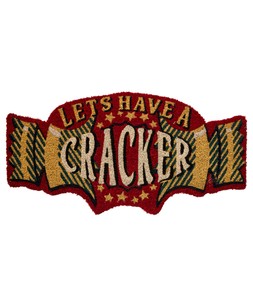 ZR123A 2 Lets Have A Cracker Doormat £18
