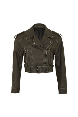 TK Maxx - Leather bomber jacket &euro;46.99