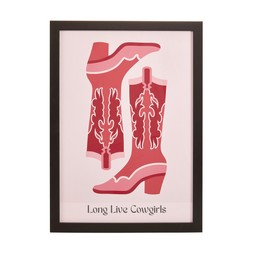 beauty longlivecowgirlframedprint €27.99