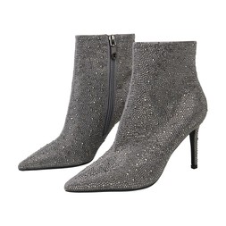 TK Maxx Silver embellished point ankle boots €25