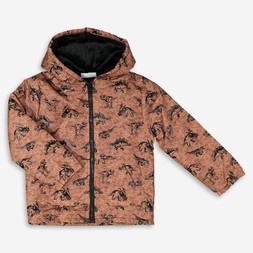 TK Maxx Brown Hooded Dinosaur Jacket &pound;12.99