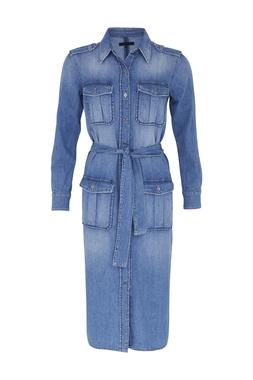 TK Maxx - Women - Blue Denim Utility Dress - &pound;29.99 (RRP &pound;XX)