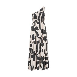 Fashion Black&WhiteOneShoulderMaxiDress sample 24.99