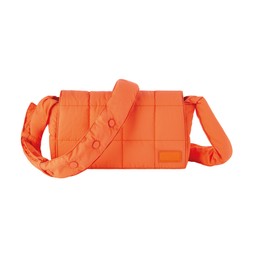 Fashion OrangecoralCrossBodyKiltedBag sample 34.99