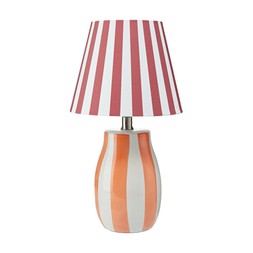 Scandi StripyTableLamp&shade £24,99