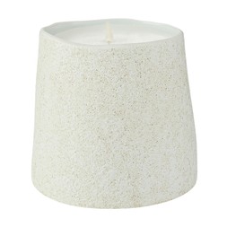 Scandi texturedOffWhiteScentedCandle £9.99