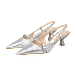 Silver Slingback Heels £13.00
