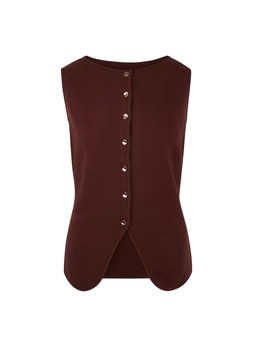 TK Maxx Women burgundy vest £14.99 (RRP £)