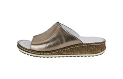 TK Maxx - Women - gold slides &pound;24.99 (RRP &pound;59.00)